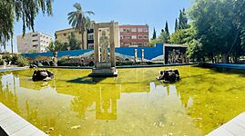 Shapur Sasani Statue in Nazar Garden of Kazerun 1