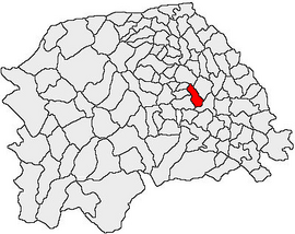 Location in Suceava County