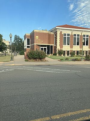 The Carnegie Library in Perry, OK