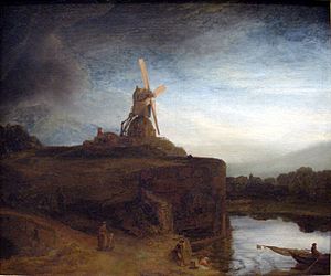 The Mill-1645 1648-Rembrandt van Rijn