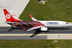 Turkish Airlines Boeing 737-800 ManU Karakas