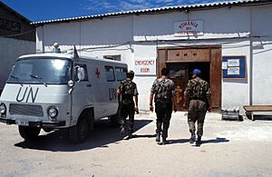 United Nations field hospital in Mogadishu (1993)