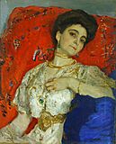 V. Serov. Portrait of M. N. Akimova