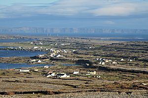 View over Inishmore Aran Islands
