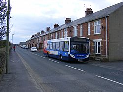 Whitburn Stagecoach bus on Mill Lane