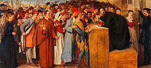 William Fettes Douglas (1822-1891) - Wishart Preaching against Mariolatry - NG 1020 - National Galleries of Scotland