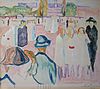 'Summer on Karl Johan Street, Oslo' by Edvard Munch, 1933.JPG
