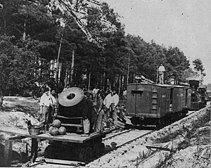 13inMortarOnRailcarNearPetersburg