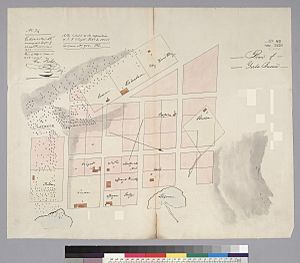 1839 Plan of Yerba Buena (Jean Jacques Vioget)