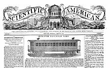 1845 08 28 Scientific American - Cover first Scientific American item