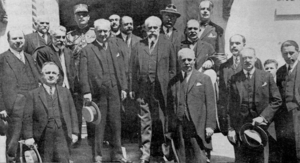 1927 - Membrii ultimului guvern Ion I.C. Bratianu