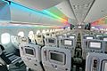 ANA Boeing 787-8 Dreamliner cabin LED show