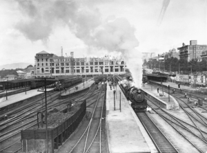 Adelaide Railway station under construction 1927