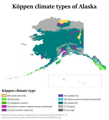 Alaska Köppen