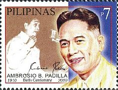 Ambrosio Padilla 2010 stamp of the Philippines 3