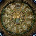 Arian Baptistry ceiling mosaic - Ravenna