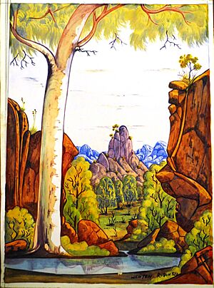 Black Snake Dreaming. Wenten Rubuntja. Central Australia. 1978