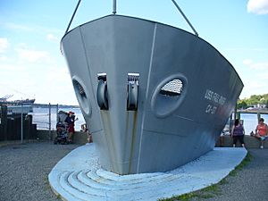 Bow of USS Fall River at Battleship Cove
