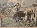 Bullfight incident, Arles