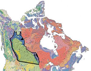 Canada geological map-WCSB