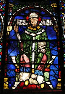 Canterbury Cathedral 011 Medieval glass Thomas a Becket
