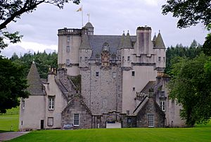 Castle Fraser, rear view