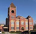 Cedar County, Nebraska courthouse from NW