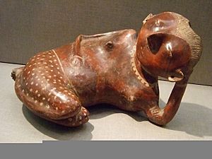 Chinesco style reclining female - Nayarit Mexico - 300 BCE-300 CE
