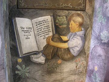 Coit Tower frescos 20