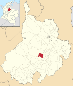 Location of the municipality and town of Hato, Santander in the Santander  Department of Colombia.