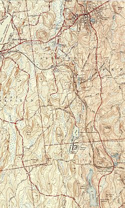 Cranberry River (Massachusetts) map