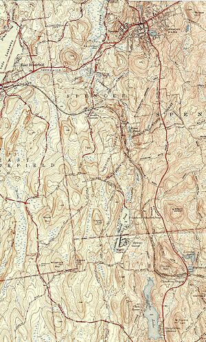 Cranberry River (Massachusetts) map