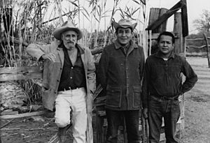 DeGrazia with famous Navajo artists, Harrison and Robert Chee circa. 1960's.jpg