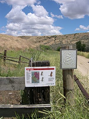 Don't shoot the squirrels sign, BLM Southwest Idaho
