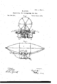 Dyer Airship Patent Drawing Page 1