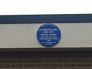 Elizabeth Bell Blue Plaque