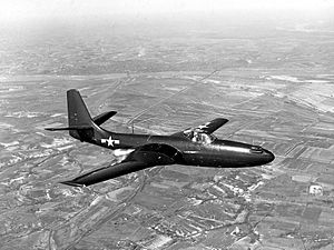 FH-1 Phantom in flight in February 1948
