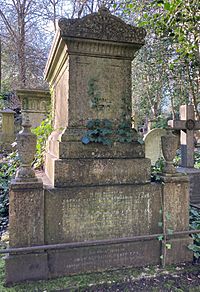 Family grave of John Benjamin Heath in Highgate Cemetery