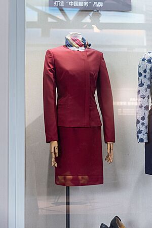 Female flight attendant uniform of Air China at CAMC (20240518150835)
