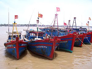 Fishing boats, Dong Hoi