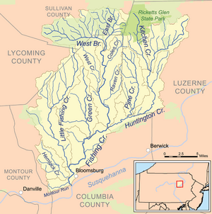 Fishingcreek susquehanna rivermap