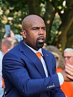 Fran Brown at the Syracuse Orange football quad walk (2024) 01.jpg