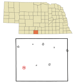 Location of Wilsonville, Nebraska