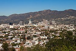 View of Glendale from Forest Lawn Memorial Park