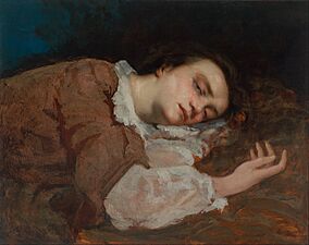 Gustave Courbet - Study for Les Demoiselles des bords de la Seine (Été) (Girls on the banks of the Seine (Summer)) - Google Art Project