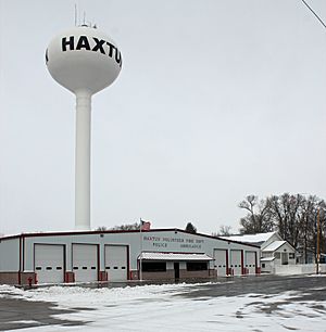 The fire department/police station in Haxtun, Colorado