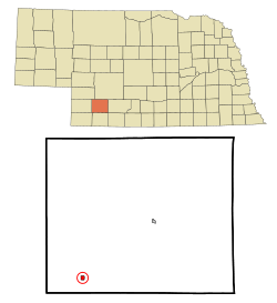 Location of Hamlet, Nebraska