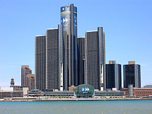 Headquarters of GM in Detroit
