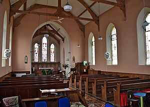 Interior of Christ Church, Coxley