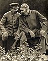 Joseph Stalin and Maxim Gorky, 1931